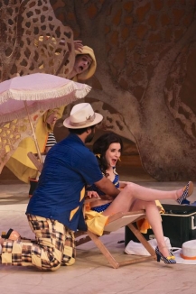 Sarah Labiner, soprano. Zerbinetta (Ariadne auf Naxos). A.J. Fletcher Opera Institute: Photo: Peter Mueller