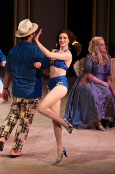 Sarah Labiner, soprano. Zerbinetta (Ariadne auf Naxos). A.J. Fletcher Opera Institute: Photo: Peter Mueller