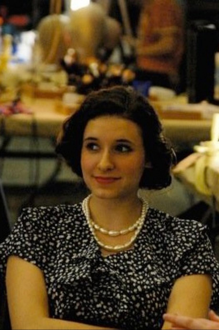 Sarah Labiner, Soprano. Graduation Girl (Street Scene): A.J. Fletcher Opera Institute. Photo: Rachel O'Reilly